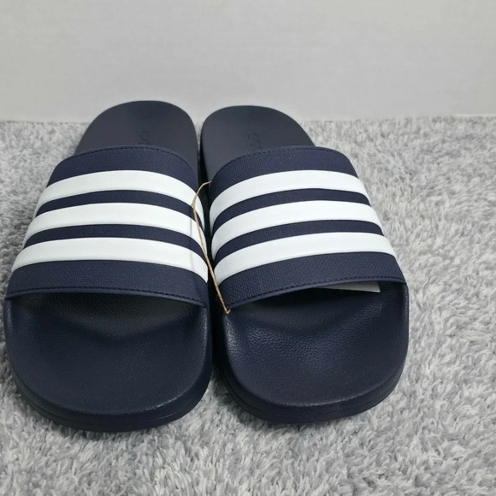 Adidas Adilette Shower Slides Men's 9 / Women's 10‎ GZ5920 Flip Flops Navy NEW